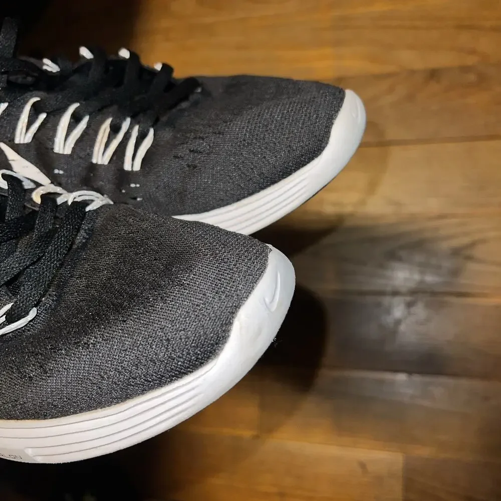 Nike Lunartempo Black/White Women Size 11.5/Men 10 run.marathon.train.lunarlon